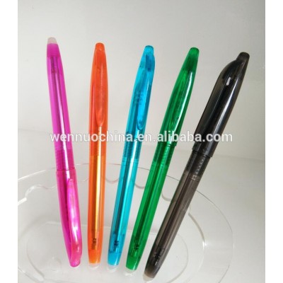 2017 New Arrival Hot Selling Factory Price erasable bulk erasable gel pen with l;ogo