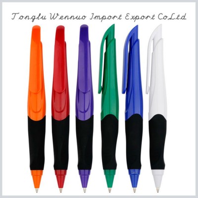 Custom slogan printing plastic pens for promotion logo