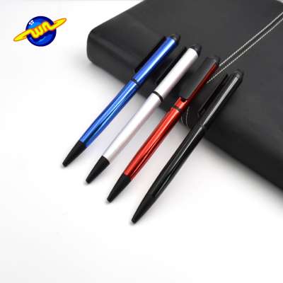 new collect shiny barrel metal stylus pen with custom logo promotional